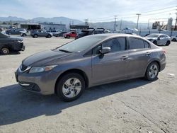 Salvage cars for sale at Sun Valley, CA auction: 2015 Honda Civic LX