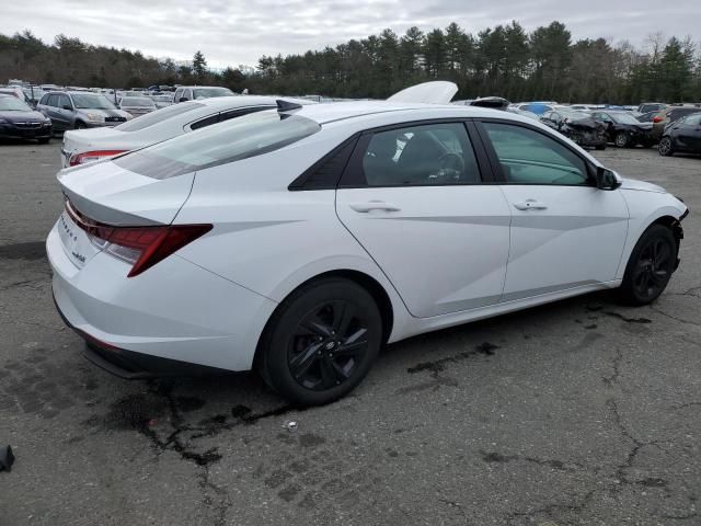 2021 Hyundai Elantra Blue