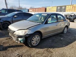 Salvage cars for sale from Copart Columbus, OH: 2004 Honda Civic LX