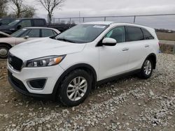 Salvage cars for sale at Cicero, IN auction: 2017 KIA Sorento LX