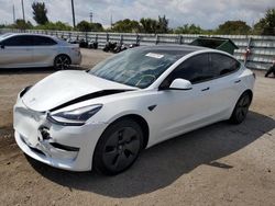 Vehiculos salvage en venta de Copart Miami, FL: 2023 Tesla Model 3