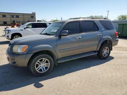 Salvage cars for sale at Wilmer, TX auction: 2005 Toyota Sequoia SR5