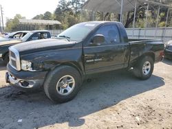 Salvage cars for sale from Copart Savannah, GA: 2004 Dodge RAM 1500 ST