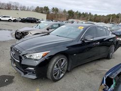 Salvage cars for sale from Copart Exeter, RI: 2016 Infiniti Q50 Premium