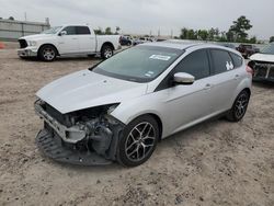 Salvage cars for sale from Copart Houston, TX: 2018 Ford Focus SEL