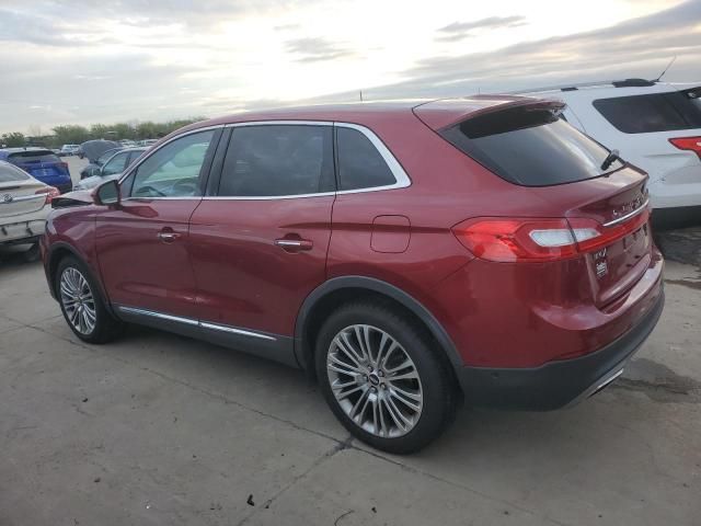 2018 Lincoln MKX Reserve