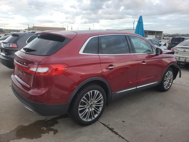 2018 Lincoln MKX Reserve