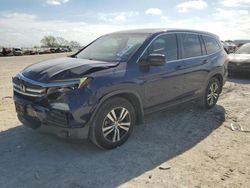 Salvage cars for sale at Haslet, TX auction: 2016 Honda Pilot EX