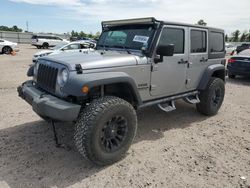 Jeep salvage cars for sale: 2017 Jeep Wrangler Unlimited Sport