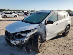 Salvage cars for sale at Houston, TX auction: 2017 Ford Escape SE