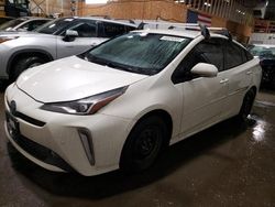 Salvage cars for sale from Copart Anchorage, AK: 2019 Toyota Prius