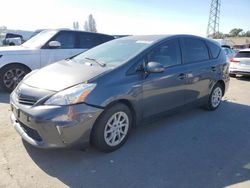 Salvage cars for sale at Vallejo, CA auction: 2014 Toyota Prius V