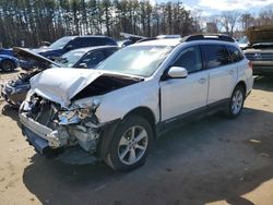 Salvage cars for sale at North Billerica, MA auction: 2013 Subaru Outback 2.5I Premium