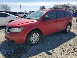 Dodge salvage cars for sale: 2016 Dodge Journey SE