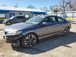 Salvage cars for sale at Wichita, KS auction: 2016 Honda Accord EXL