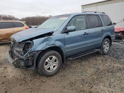 Salvage cars for sale from Copart Windsor, NJ: 2005 Honda Pilot EXL