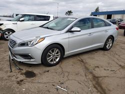 Salvage cars for sale from Copart Woodhaven, MI: 2017 Hyundai Sonata SE