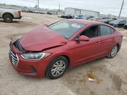 Salvage cars for sale at Temple, TX auction: 2017 Hyundai Elantra SE