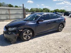 Salvage cars for sale from Copart New Braunfels, TX: 2017 Honda Civic EX