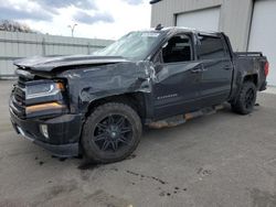 Salvage cars for sale at Assonet, MA auction: 2017 Chevrolet Silverado K1500 LT