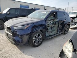 Salvage cars for sale at Haslet, TX auction: 2022 Toyota Highlander Hybrid XLE