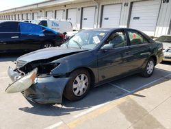 Salvage cars for sale at Louisville, KY auction: 2003 Toyota Camry LE