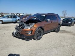 Salvage cars for sale from Copart Kansas City, KS: 2017 Ford Explorer XLT