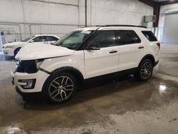 Ford Explorer salvage cars for sale: 2016 Ford Explorer Sport