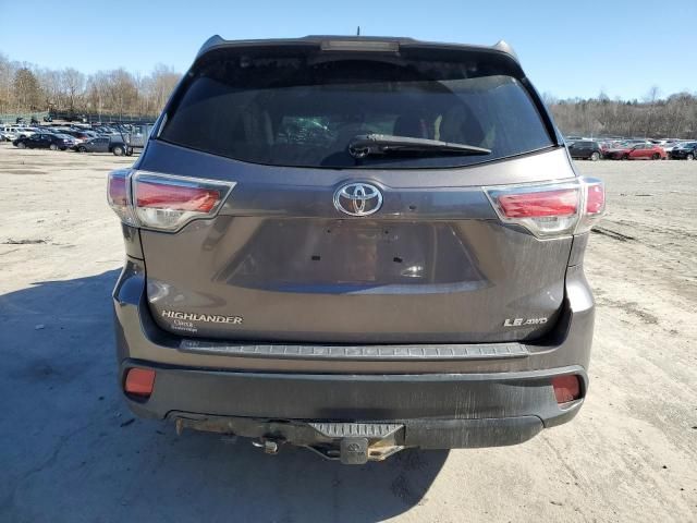 2016 Toyota Highlander LE