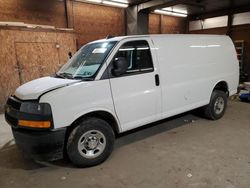 Salvage trucks for sale at Ebensburg, PA auction: 2021 Chevrolet Express G2500