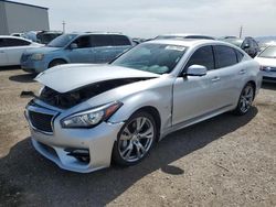 Salvage cars for sale from Copart Tucson, AZ: 2016 Infiniti Q70 3.7