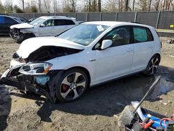 Volkswagen salvage cars for sale: 2017 Volkswagen GTI S