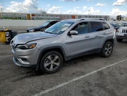 Salvage cars for sale at Van Nuys, CA auction: 2020 Jeep Cherokee Limited