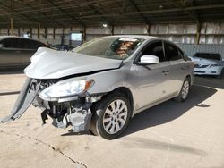 Salvage cars for sale from Copart Phoenix, AZ: 2017 Nissan Sentra S