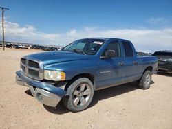 Salvage cars for sale from Copart Andrews, TX: 2004 Dodge RAM 1500 ST