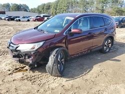 Honda CR-V Touring salvage cars for sale: 2016 Honda CR-V Touring