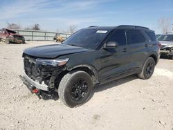 Salvage cars for sale from Copart Kansas City, KS: 2022 Ford Explorer Timberline