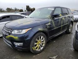 Salvage cars for sale at Martinez, CA auction: 2015 Land Rover Range Rover Sport HSE