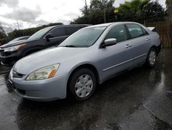 Salvage cars for sale from Copart San Martin, CA: 2004 Honda Accord LX