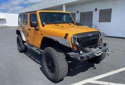 Jeep Wrangler salvage cars for sale: 2013 Jeep Wrangler Unlimited Sport