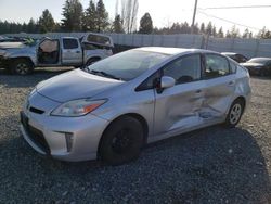 Salvage cars for sale from Copart Graham, WA: 2012 Toyota Prius