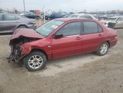 Salvage cars for sale at Indianapolis, IN auction: 2004 Mitsubishi Lancer ES