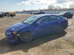 Salvage cars for sale from Copart Ontario Auction, ON: 2020 Hyundai Elantra SEL