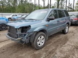 Salvage cars for sale at Harleyville, SC auction: 2007 Honda Pilot LX