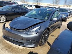 Salvage cars for sale at Bridgeton, MO auction: 2023 Tesla Model 3