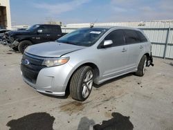 Salvage cars for sale at Kansas City, KS auction: 2012 Ford Edge Sport