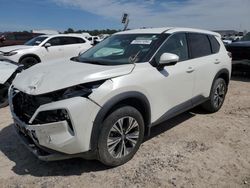 Salvage cars for sale at Houston, TX auction: 2021 Nissan Rogue SV