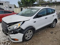 Ford Escape S salvage cars for sale: 2017 Ford Escape S