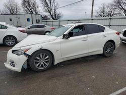 Salvage cars for sale from Copart Moraine, OH: 2016 Infiniti Q50 Premium