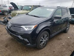 Salvage cars for sale at Elgin, IL auction: 2016 Toyota Rav4 LE